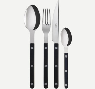 Bistrot Solid 4 piece set in Black