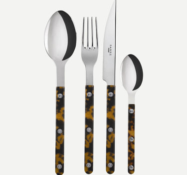 Bistrot Solid 4-delige set in Faux Tortoise