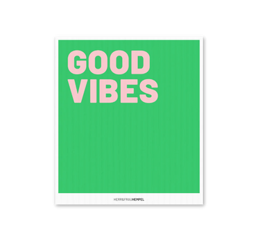 Sponsdoek Goede vibes 