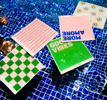 Sponge cloth: Good vibes 