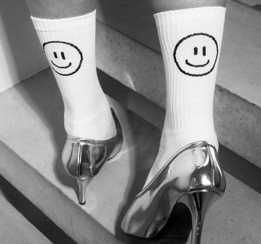 Smiley Socks in pink 