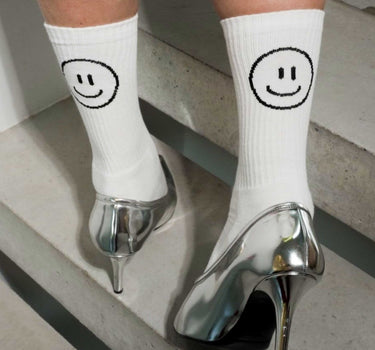Smiley Socks White 