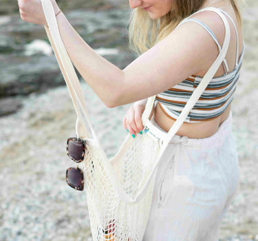 Organic Long Handled String Bag