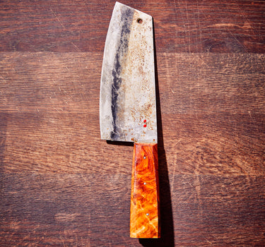 Handmade steel chopping knife type 4